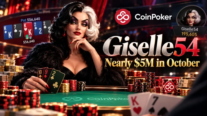 Who Is Giselle54? Mystery CoinPoker Player Wins Almost $5 Million in One Month