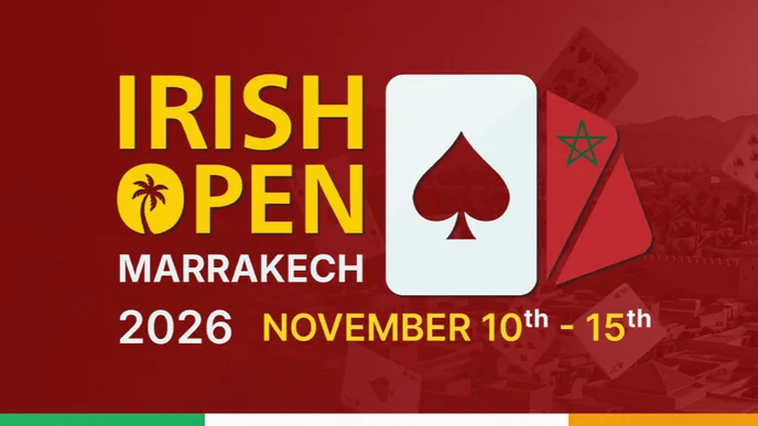 Irischer Pokerfieber zieht nach Marokko: Irish Open Marrakech 2026 mit 36 Turnieren