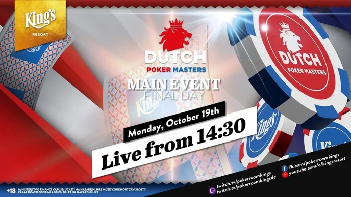 STREAM: Final Day of €225 Dutch Poker Masters
